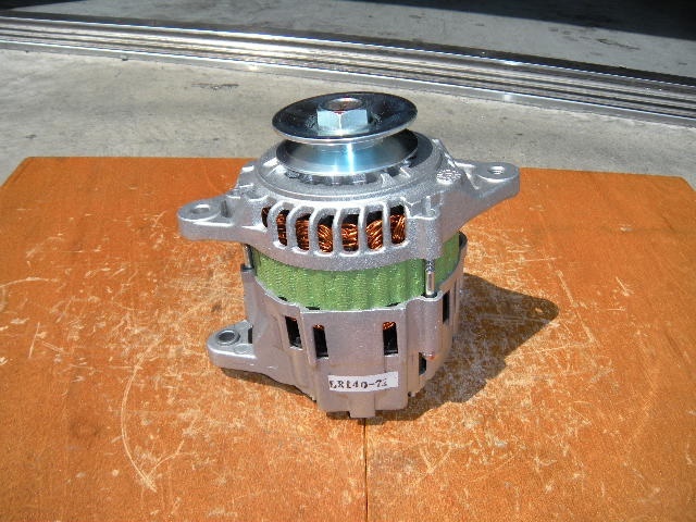 ヤンマー、フォークリフト/コマツ、フォークリフト用オルタネーター(ダイナモ)リビルト品 LR140-723、129930-77211拍卖