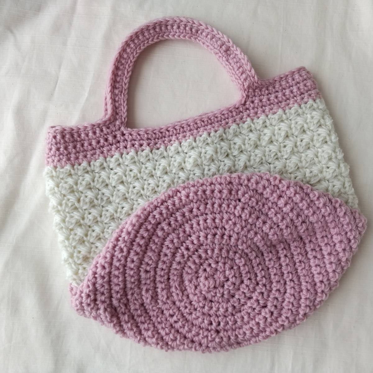 ハンドメイド 手編み *毛糸のバッグ p&ow拍卖