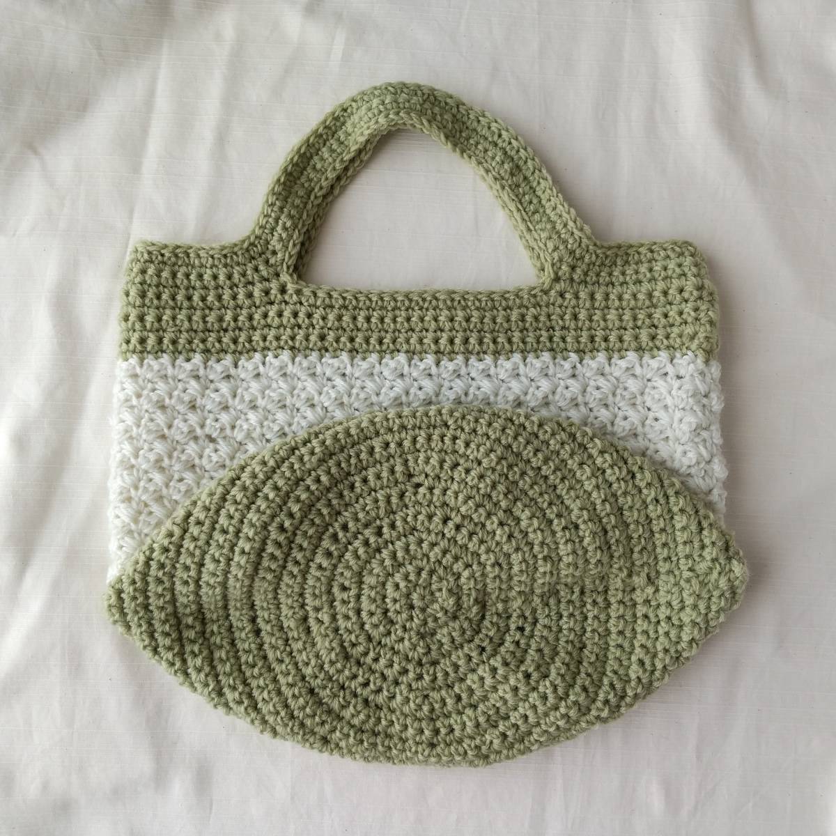 ハンドメイド 手編み *毛糸のバッグ* g&ow拍卖