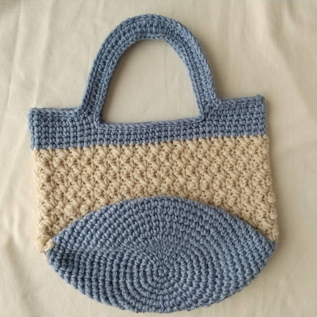 ハンドメイド 手編み *毛糸のバッグ b&ki拍卖