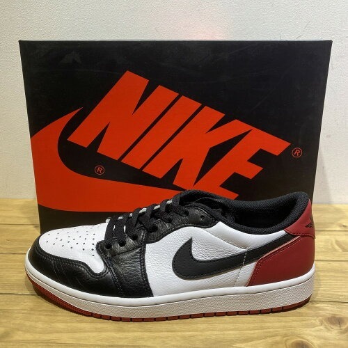 NIKE 2023 AIR JORDAN 1 RETRO LOW OG BLACK TOE 27.5cm CZ0790-106 ナイキ エアジョーダン1 レトロ ロー ブラックトゥ拍卖