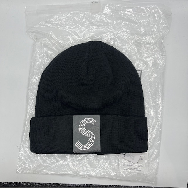 Supreme 21ss Swarovski S Logo Beanie シュプリーム スワロスキーエスロゴビーニー ニットキャップ拍卖