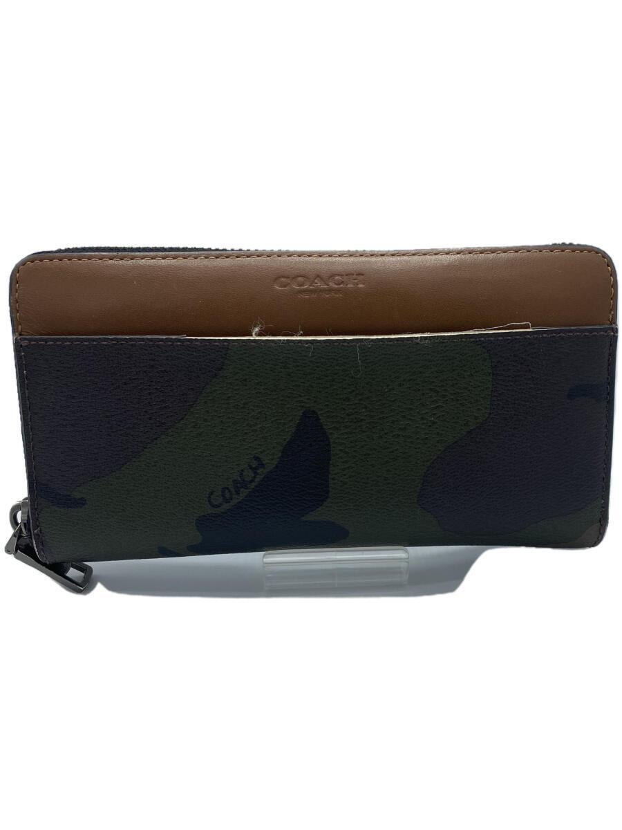 COACH◆長財布_アート_カモフラージュ/PVC/カモフラ/メンズ拍卖
