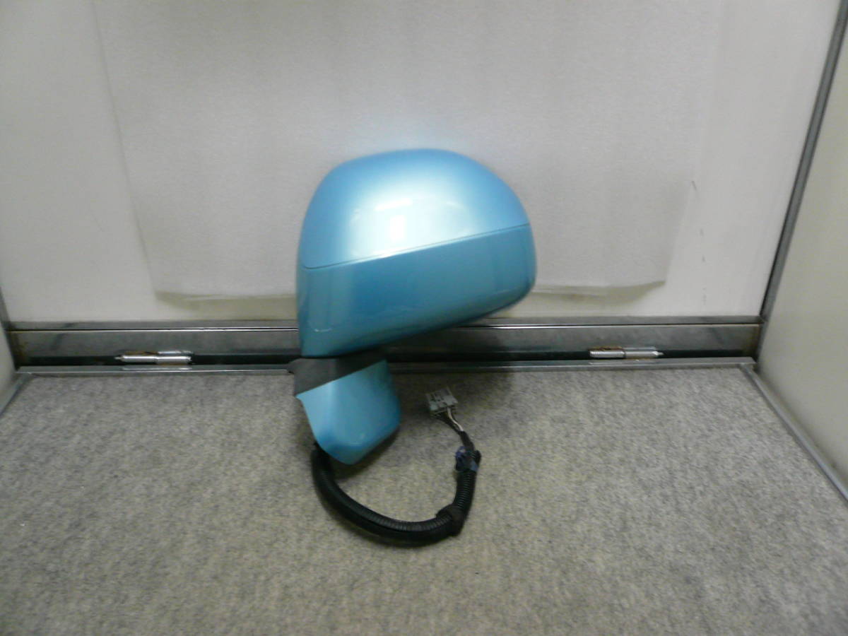 624:ライフ JC1 左ドアミラー ブルーB571M拍卖