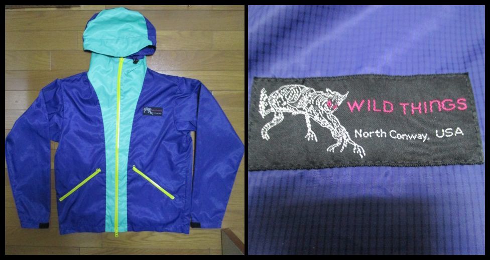 ワイルドシングス 旧タグ ポリジャケ Sサイズ ウィンドブレーカー アウトドア 拍卖