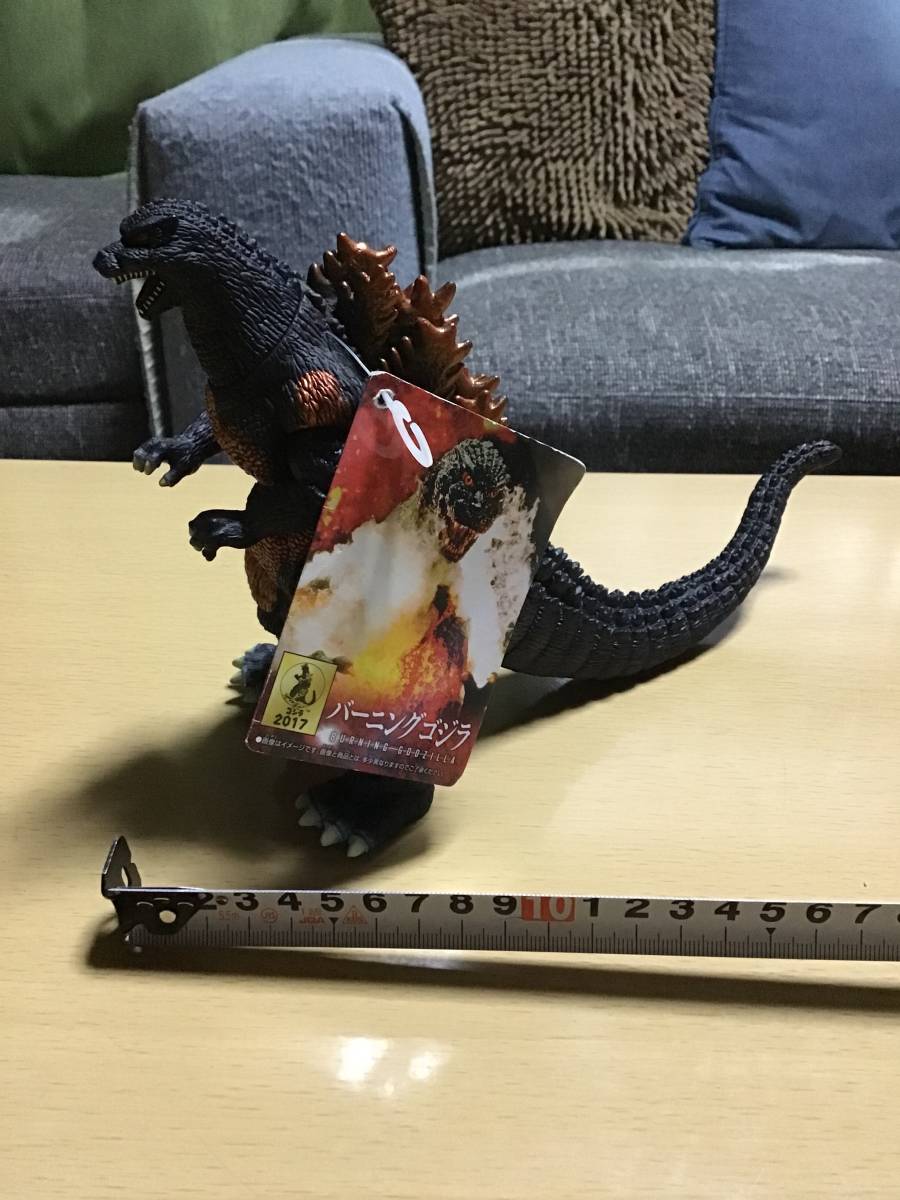 デッドストック バーニングゴジラ タグ付 2017 ソフビ 人形 フィギュア ゴジラ ムービーモンスターシリーズ Godzilla拍卖