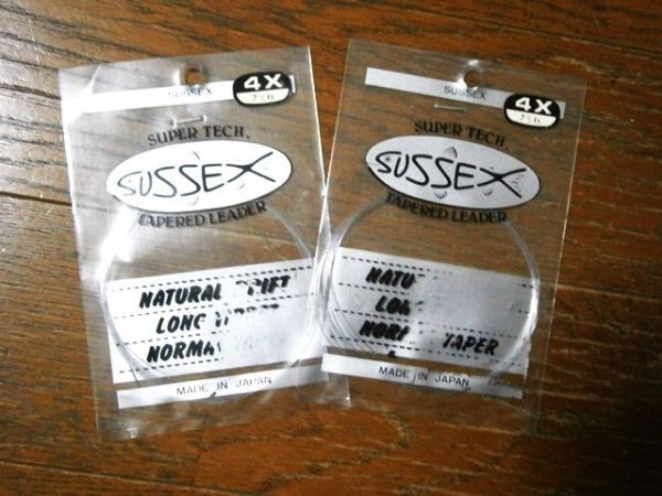★サセックス・リーダー/スーパーテック 7-1/2Ft. 4X、2枚 未使用品拍卖