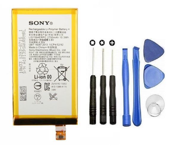 SONY Xperia Z5 Compact SO-02H E5823 交換用 電池パック 互換 バッテリー LIS1594ERPC 工具セット付き E168!送料無料!拍卖