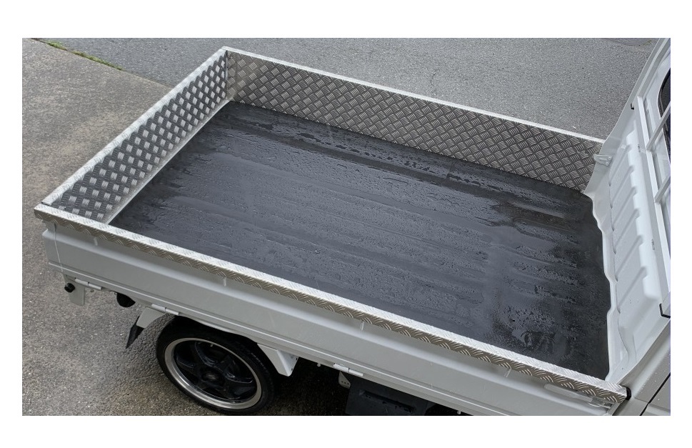 ★軽トラ 荷台あおりアルミ縞板インナーカバー 3方SET キャリィトラック DA16T(ゲートチェーン無し車両用) 拍卖