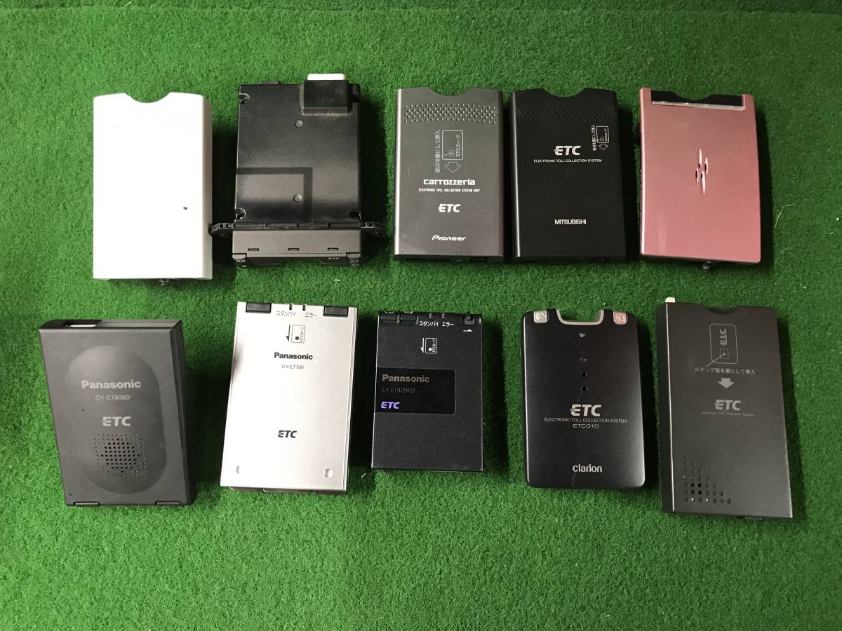 い3 ★お買い得!!★ メーカー色々 ETC 本体のみ 10個 ミツビシ・パナソニック等拍卖