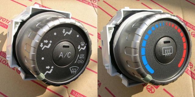 ■トヨタ純正■200系ハイエース・レジアスエース(1/2/3型) シルバーエアコンダイヤル■新品■左右セット■2004年8月~2013年12月■D■拍卖