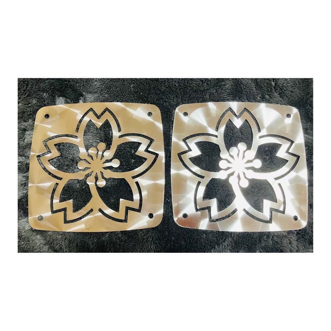 AB-2 ウロコ 鱗 桜 ステンレス デコトラ トラック カスタム テールカバー アート LED オリジナル かっこいい拍卖