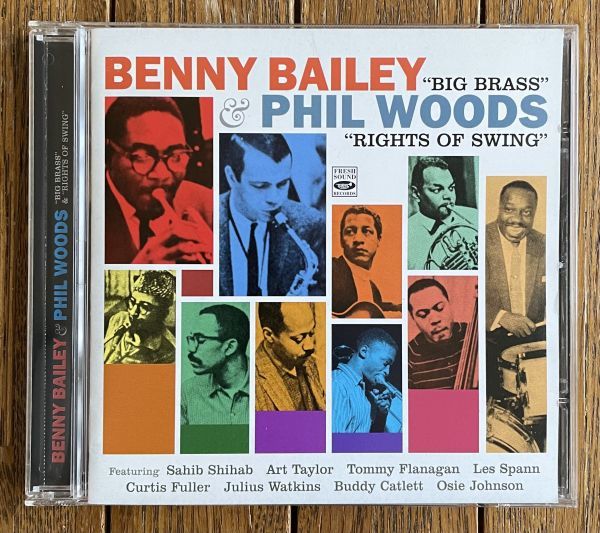 24BIT◆BENNY BAILEY & PHIL WOODS - BIG BRASS / RIGHTS OF SWING ベニー・ベイリー/フィル・ウッズ SPAIN盤拍卖