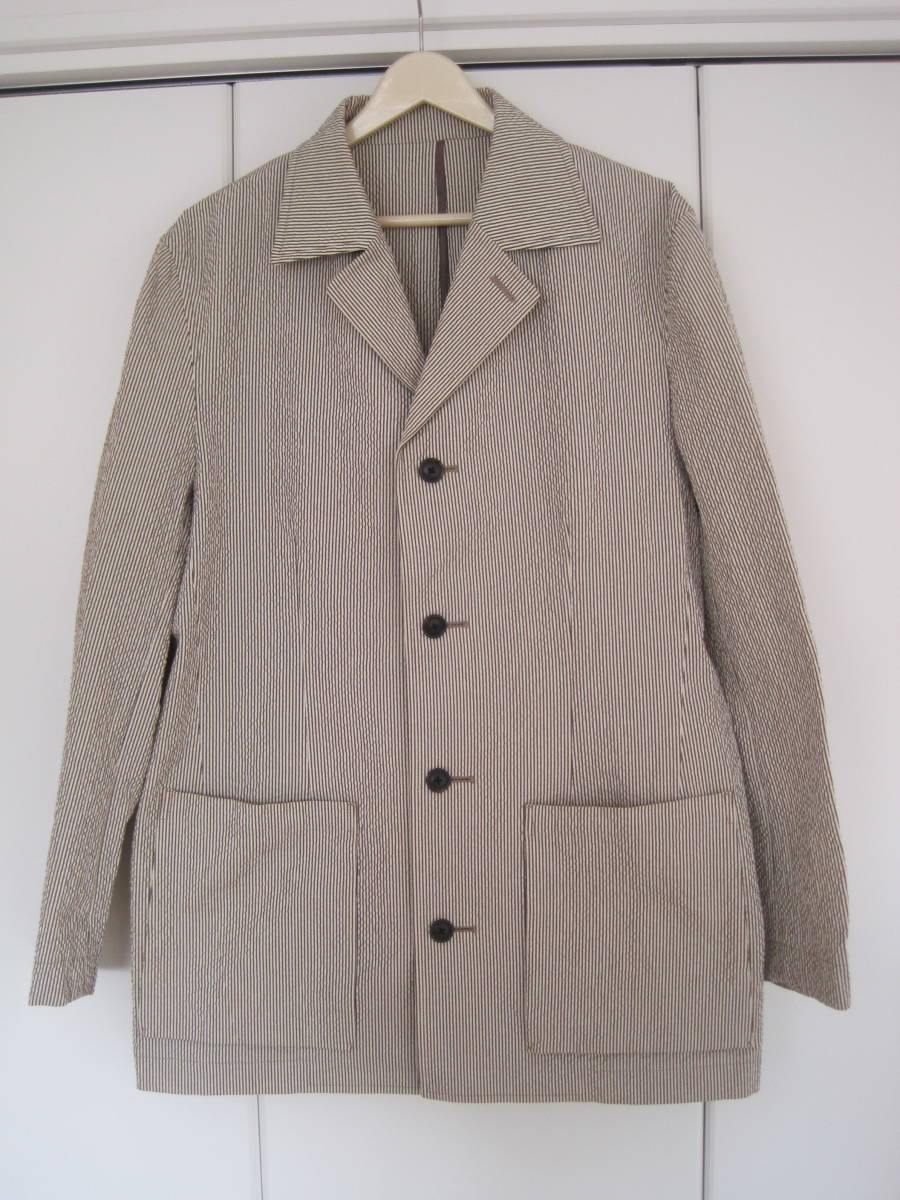 日本製 バーバリー ロンドン BURBERRY LONDON シアサッカー ジャケット L拍卖