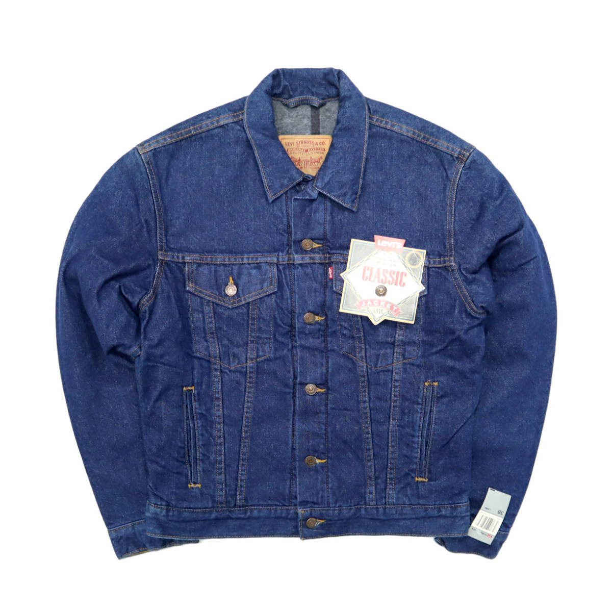 デッドストック 90s ビンテージ LEVIS リーバイス 71506 0316 USA製 デニム ジャケット Gジャン ジージャン 38 LONG ロング 古着 4ポケット拍卖