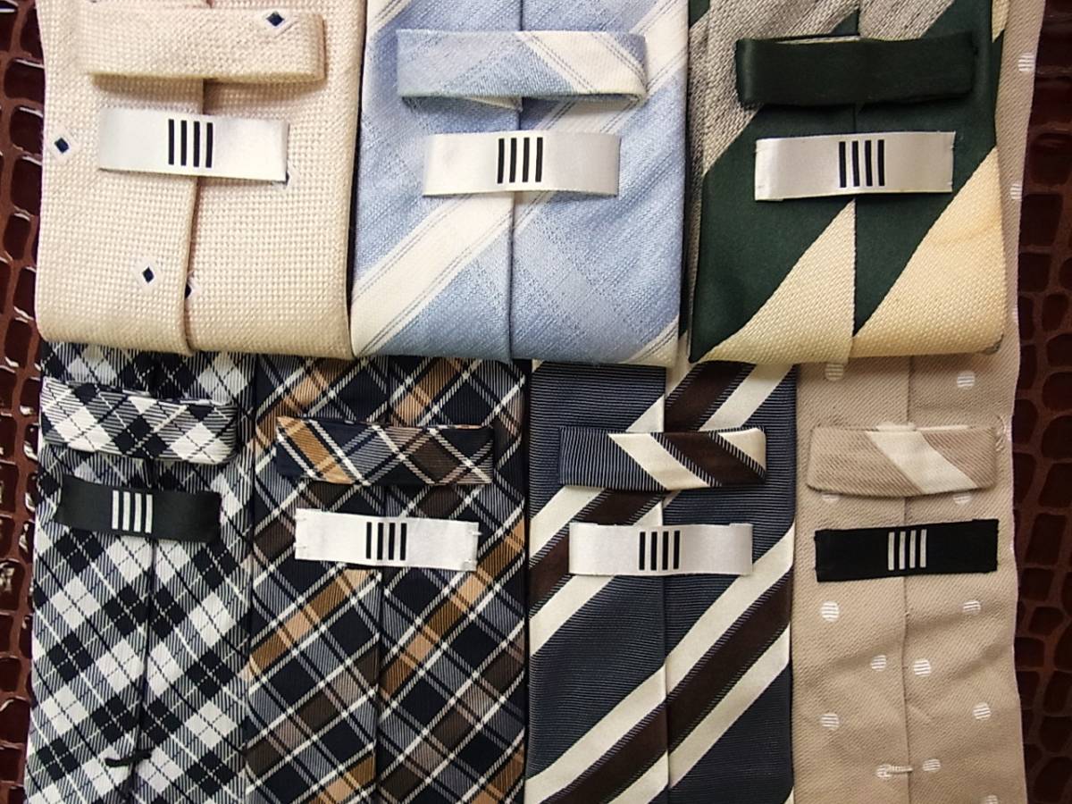 ★2805★SALE【全て【スーツセレクト「SUIT SELECT」】7本セットで!超お買得!】ネクタイ④★拍卖