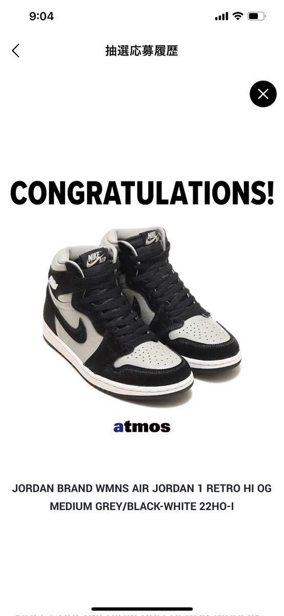 クーポンでお得に NIKE ナイキ エアジョーダン1 ハイ OG ミディアム グレー JORDAN1 29cm拍卖