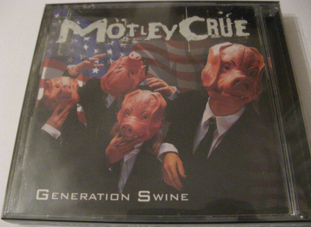 ◆CD◆MOTLEY CRUE/ジェネレーション・スワイン◆モトリー・クルー◆スリップケース入り・帯無し国内盤拍卖