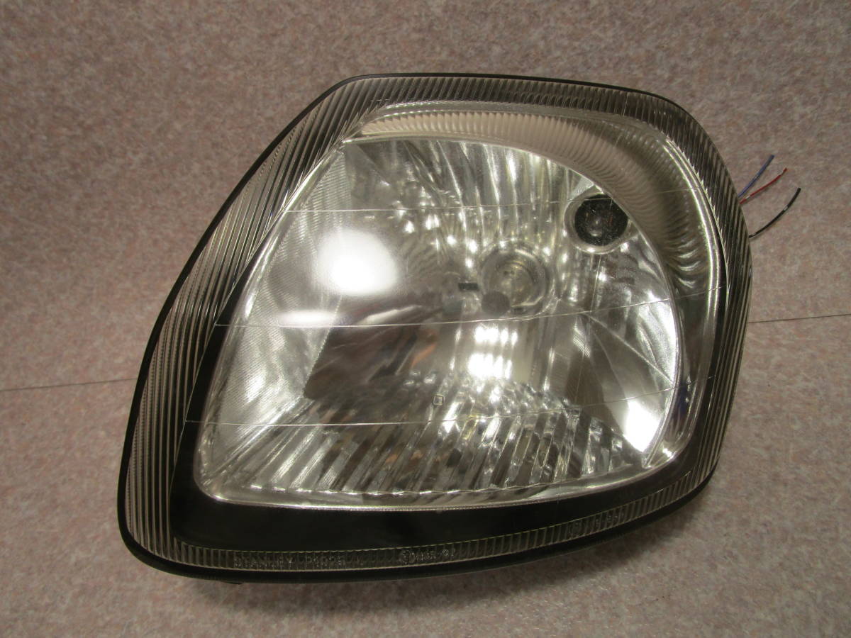 ミニカ H42A/H47A ヘッドライト 左 STANLEY P1025 P6239 ハロゲン レベあり ミニカバン H42V/H47V 後期拍卖