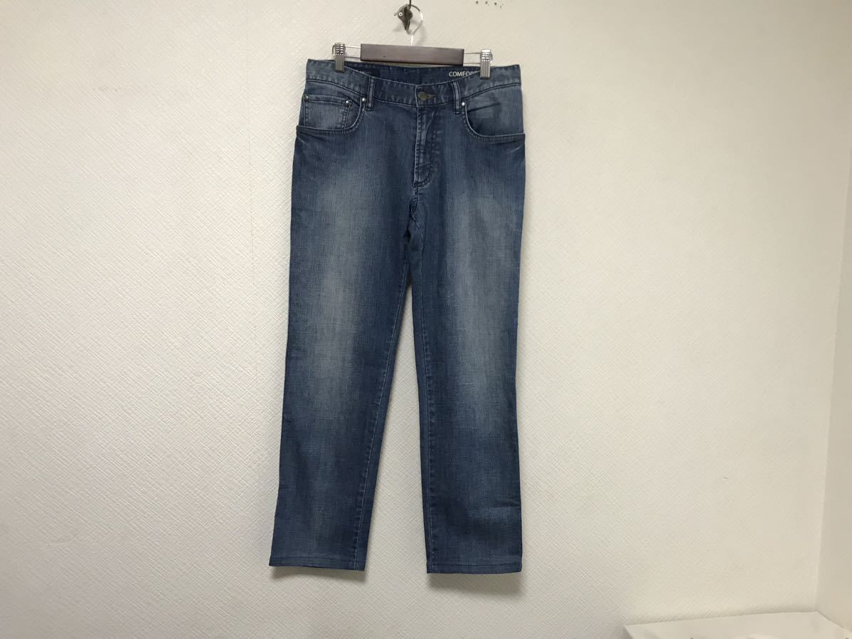 本物ゼニアスポーツZegnaSportコットンデニムパンツサーフアメカジミリタリービジネススーツメンズゴルフ青ブルー29S拍卖