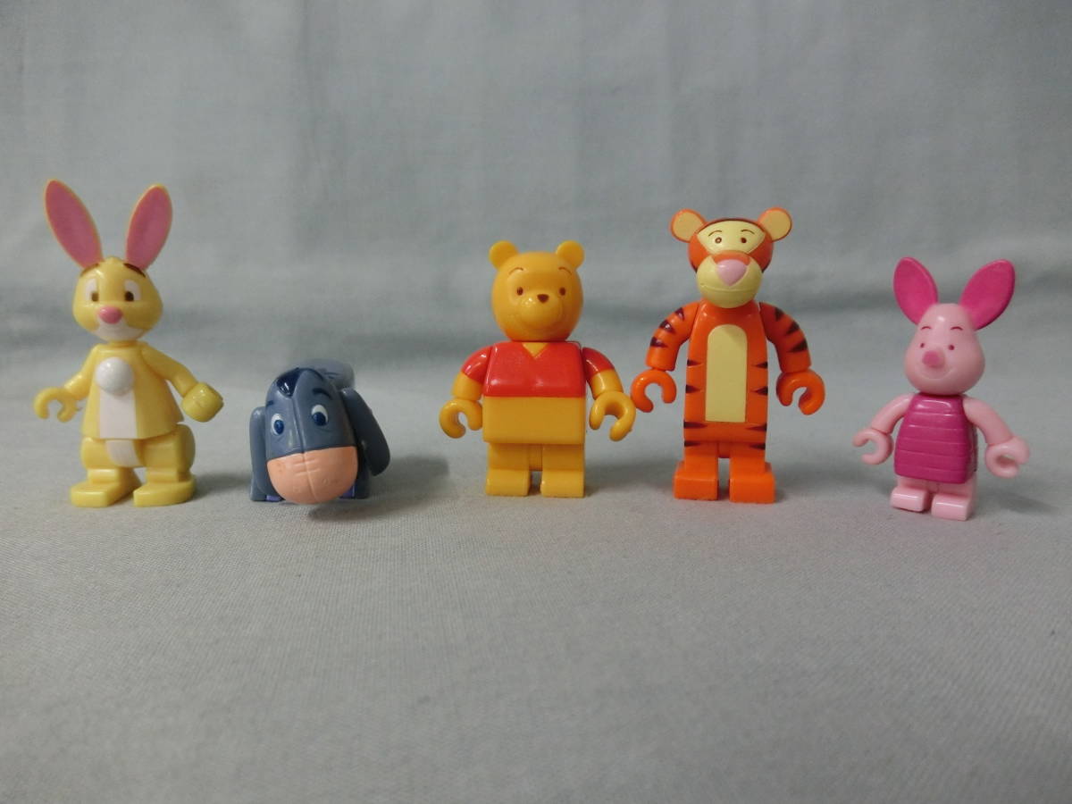 くまのプーさん ボックスフィギュアコレクション 全5種セット コンプリート 人形 ピグレット イーヨー ラビット ティガー 2001年拍卖