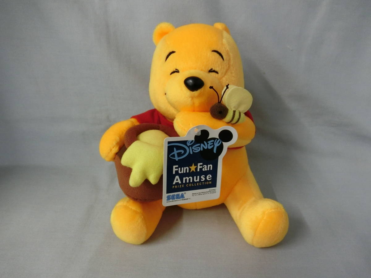 ディズニー FUN☆Fan Amuse くまのぷーさん はちみつ大好きぬいぐるみVer3 セガ アミューズメント 拍卖