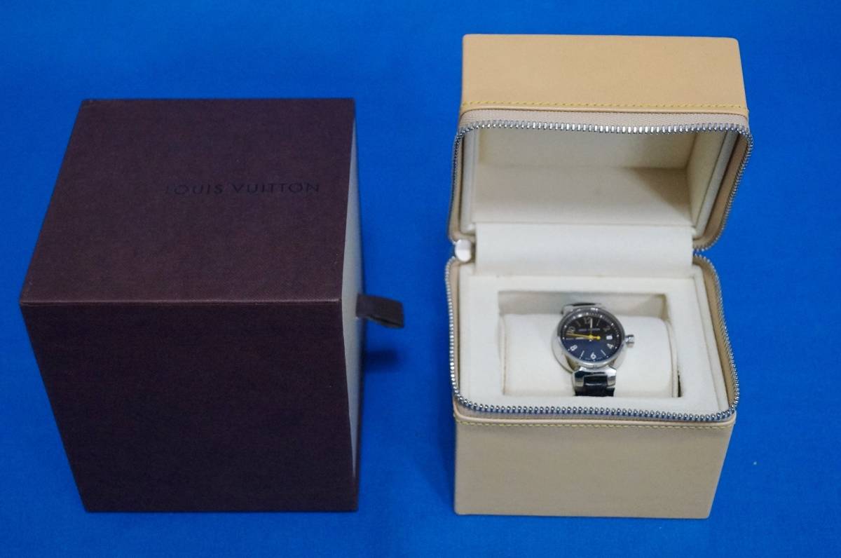 ■大人気■LOUIS VUITTON レディス時計 Q1211 純正ケース・箱付拍卖