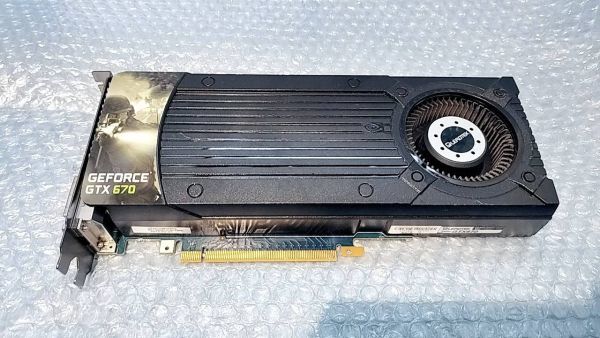 N75 LEADTEK GTX670 2GB DVI HDMI PCI-Express グラフィックボード拍卖