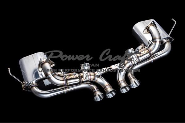 Power Craft パワークラフト HONDA NSX ハイブリッドエキゾーストマフラーシステム 可変バルブ P-HO160101-SE レーシングキャタライザー拍卖