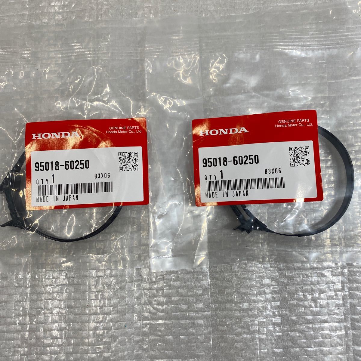 エアクリーナーコネクティング バンド 2本 95018-60250 ホンダ純正 新品 ★*【水曜・日曜・祝日休み 臨時休業有】拍卖