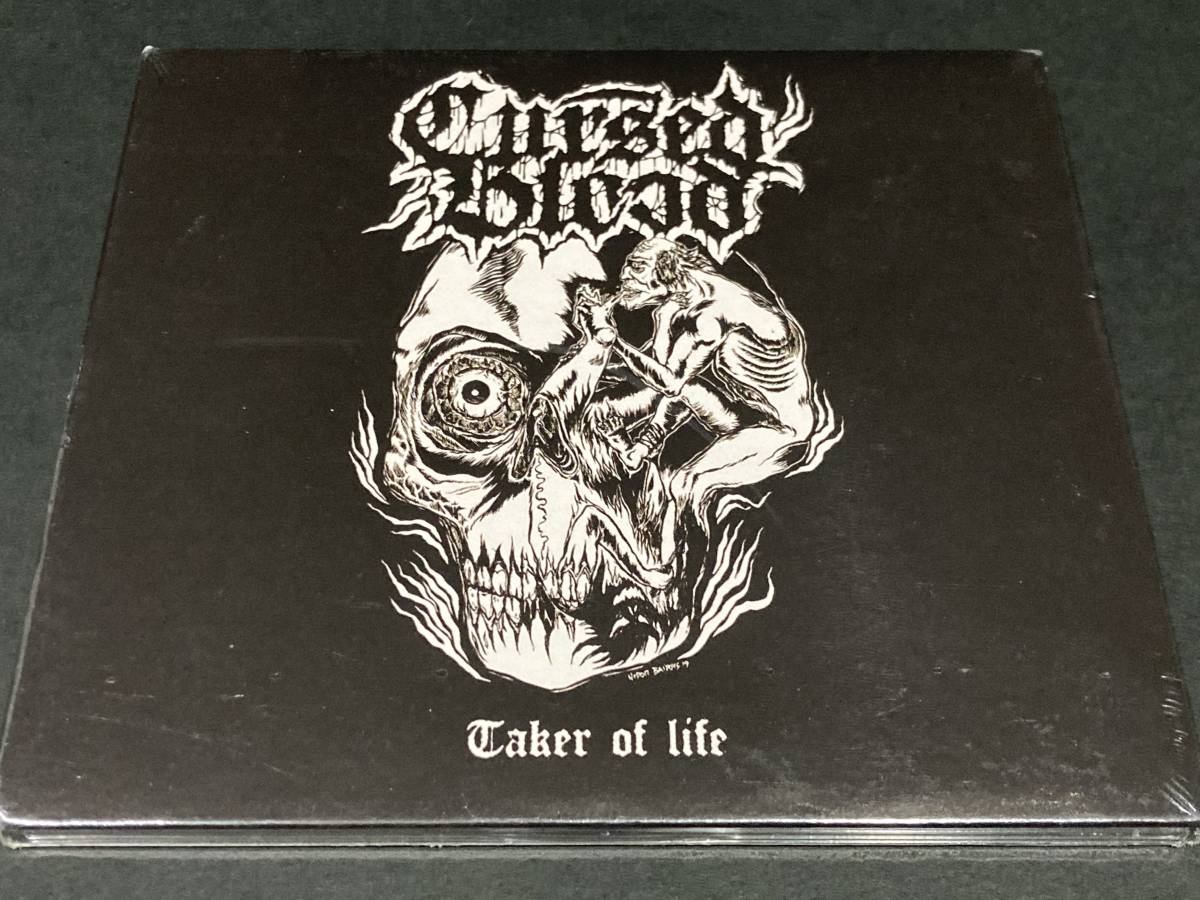 未開封CD CURSED BLOOD / TAKER OF LIFE ギリシャ産デスメタル ENTOMOBED AUTOPSY+ハードコア 限定盤拍卖