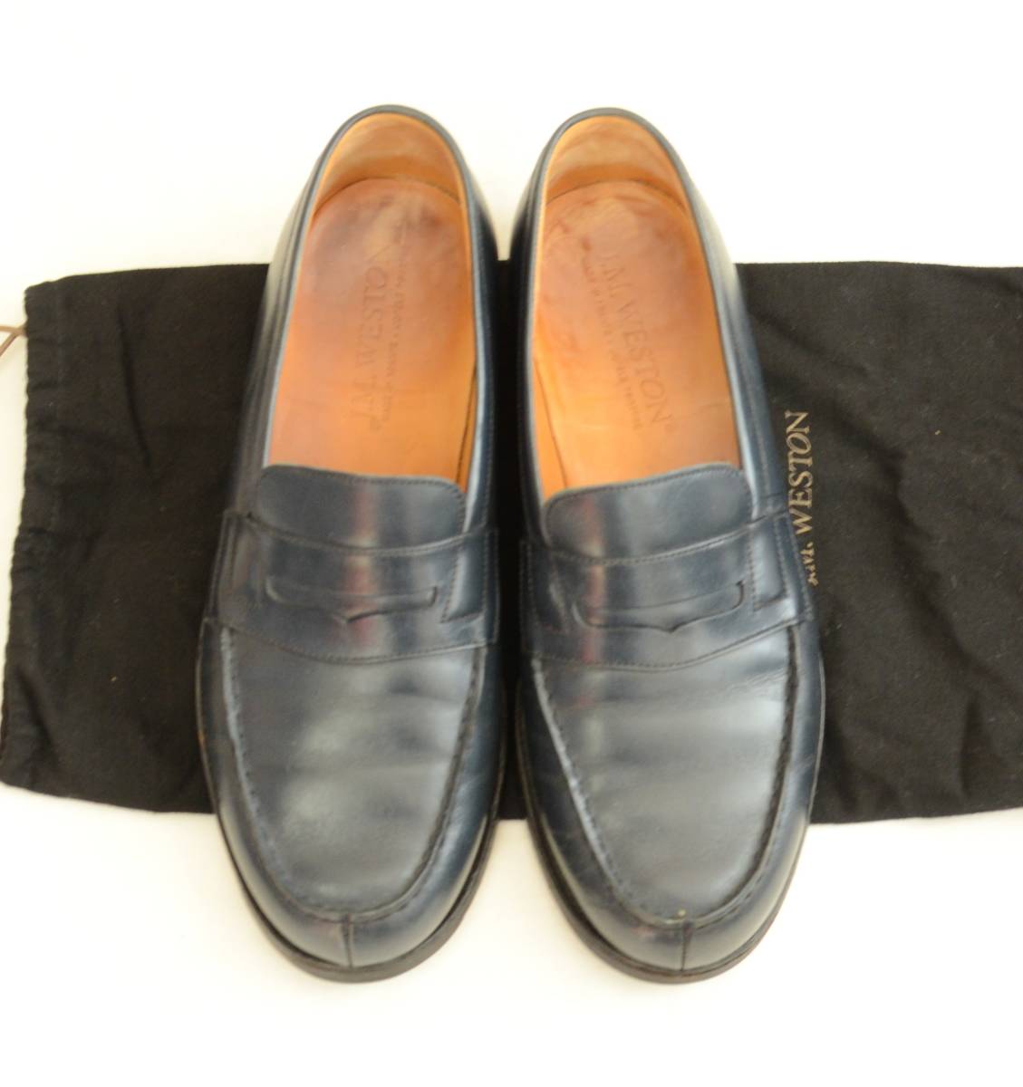 J.M WESTON ウエストン 180 ローファー ネイビー size 5拍卖
