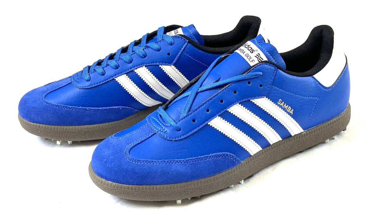 デッド 限定 希少 12製 adidas サンバ ゴルフ US10/28cm 青白 SAMBA GOLF レア拍卖