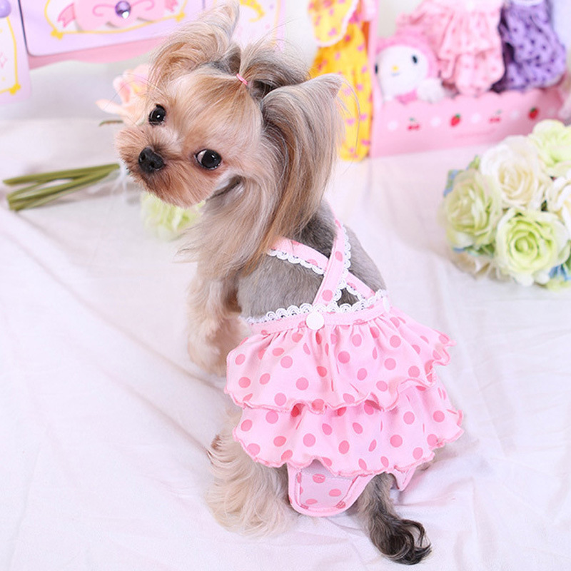 新品 送料 無料 マナーパンツ 犬 通販 女の子 布 ポリエステル 生理 ドッグウェア 犬の服 小型犬 ピンクXL拍卖