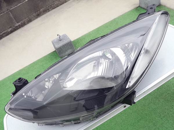 ●微傷,ハロゲン,前期★デミオDE3AS/DE3FS/DE5FS左ヘッドライト★純正,ヘッドランプ,STANLEY P6514,P7217,P9489L★Re:P拍卖