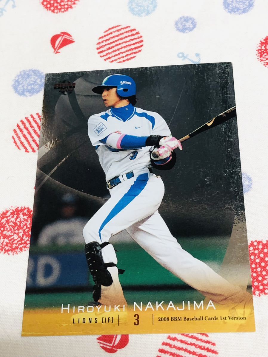 BBM プロ野球カード キラ 中島宏之 中島裕之 埼玉西武ライオンズ拍卖