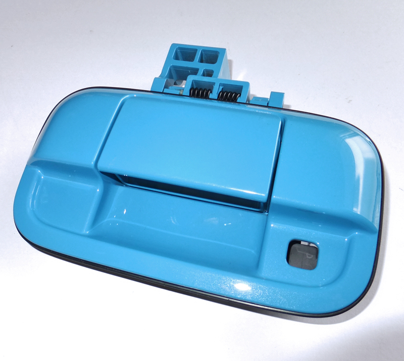 SUZUKI純正 バックドア ハンドル 青/ブルー リアゲート ノブ アウター82850A50M2(ハスラー ワゴンR MRワゴン モコ フレア エヴリィ ラパン)拍卖