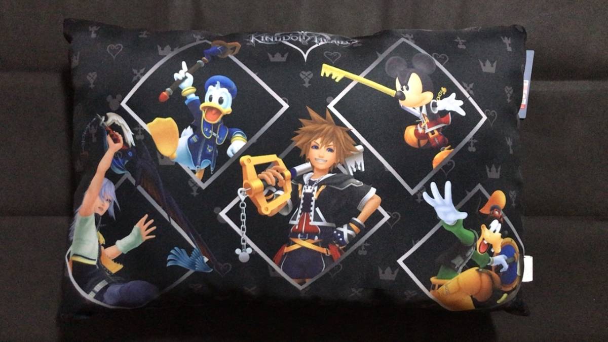 美品 未使用品 しまむら まくら 枕 クッション KINGDOM HEARTS II キングダムハーツ2 ソラ リク 王様 ミッキー ドナルドダック グーフィー拍卖