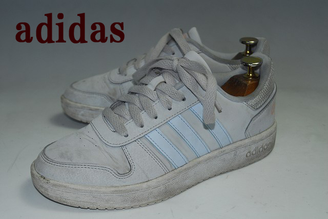 DSA5827★アディダス★アディフープス2.0★23cm★白★レザー/ロー★良品★永遠不朽の名作!超定番ベストセラー!スニーカー/シューズ拍卖