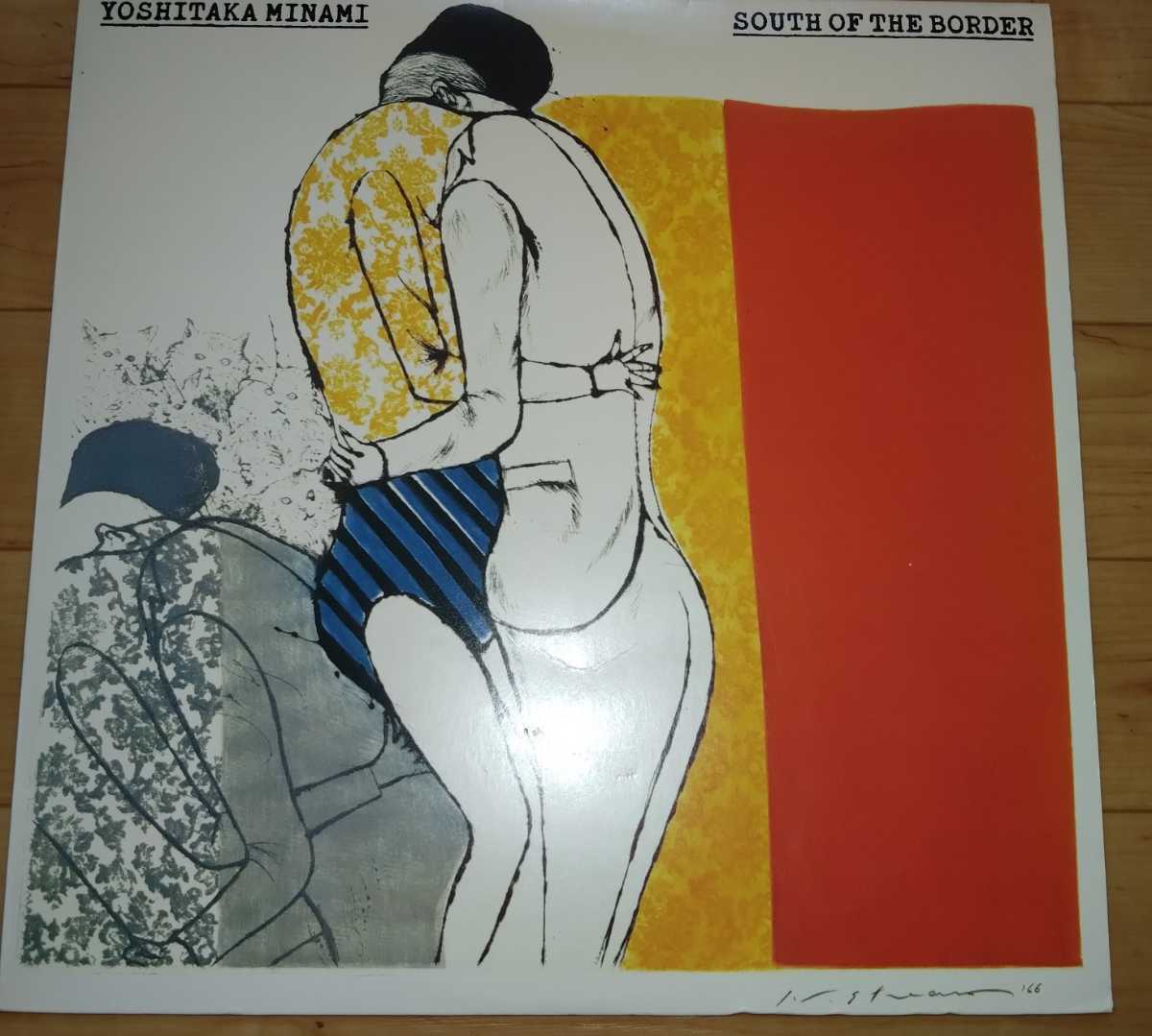 直筆サイン入り!南佳孝『SOUTH OF THE BORDER /サウス・オブ・ザ・ボーダー】坂本龍一/City Pop/シティ・ポップ拍卖