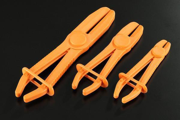 MotoTools ホースクランプ 3個セット ラインロッククランプ ラジエターホース ブレーキホース バイクパーツセンター拍卖