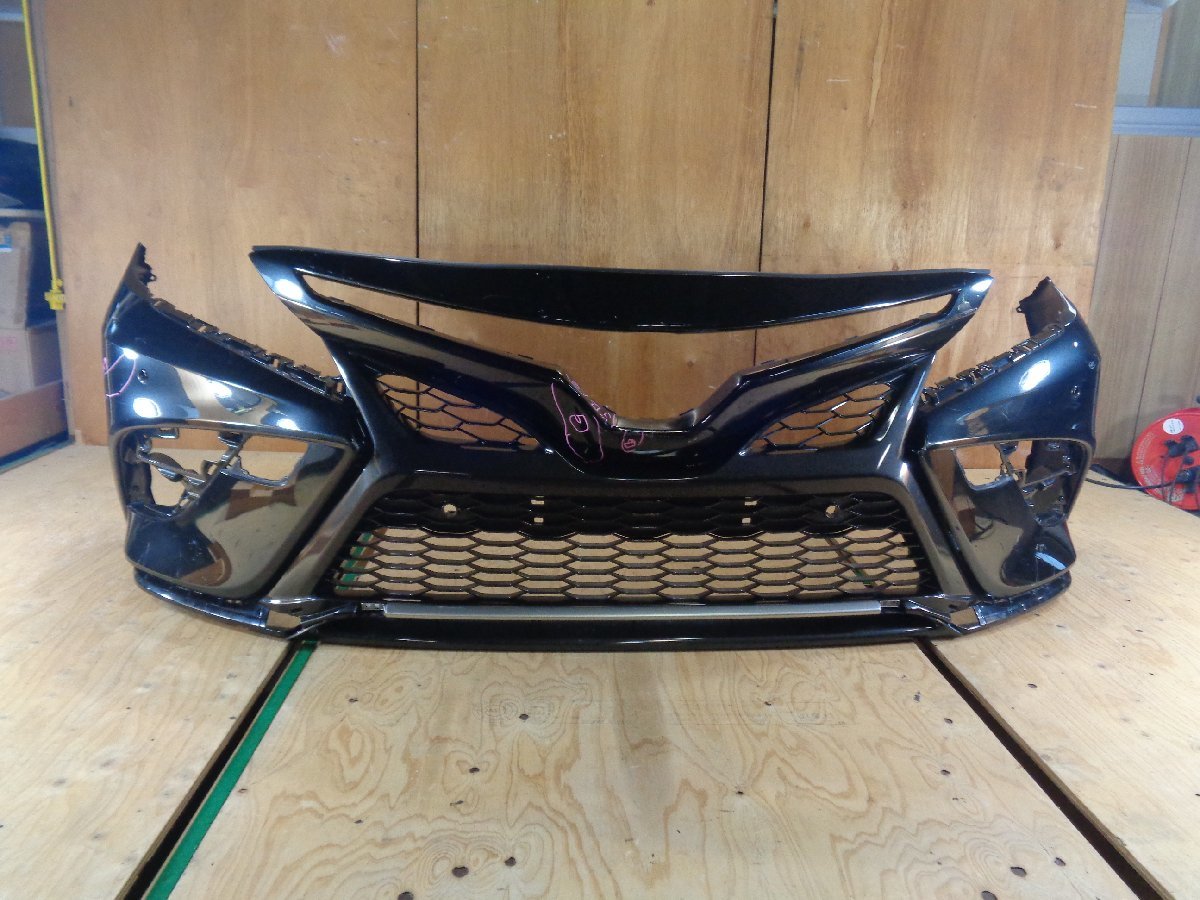 (24S50) カムリ AXVH70 AXVH75 フロントバンパー 純正 52119-33B00拍卖