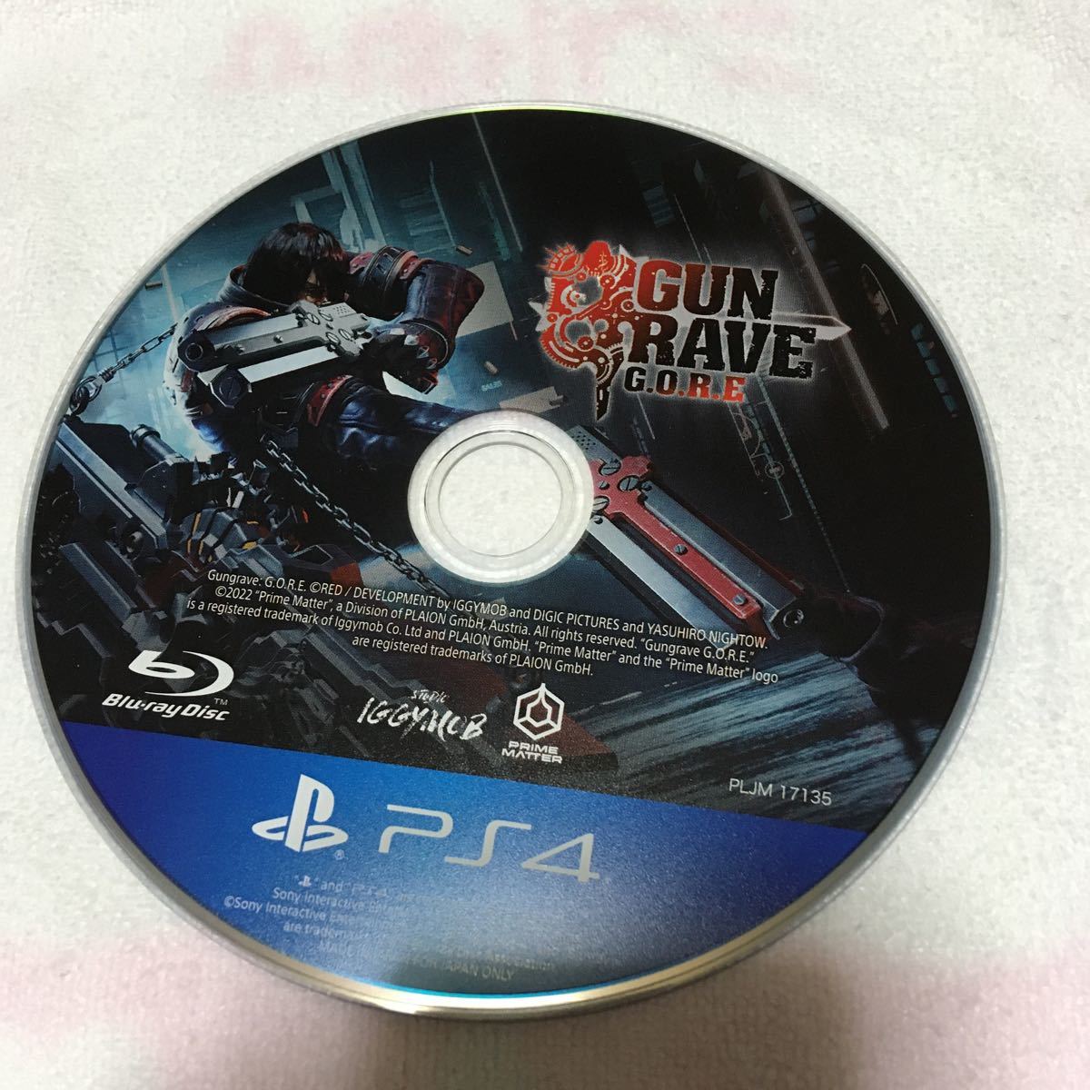 PS4 GUNGRAVE G.O.R.E ガングレイヴ ゴア 中古 ソフトのみ拍卖