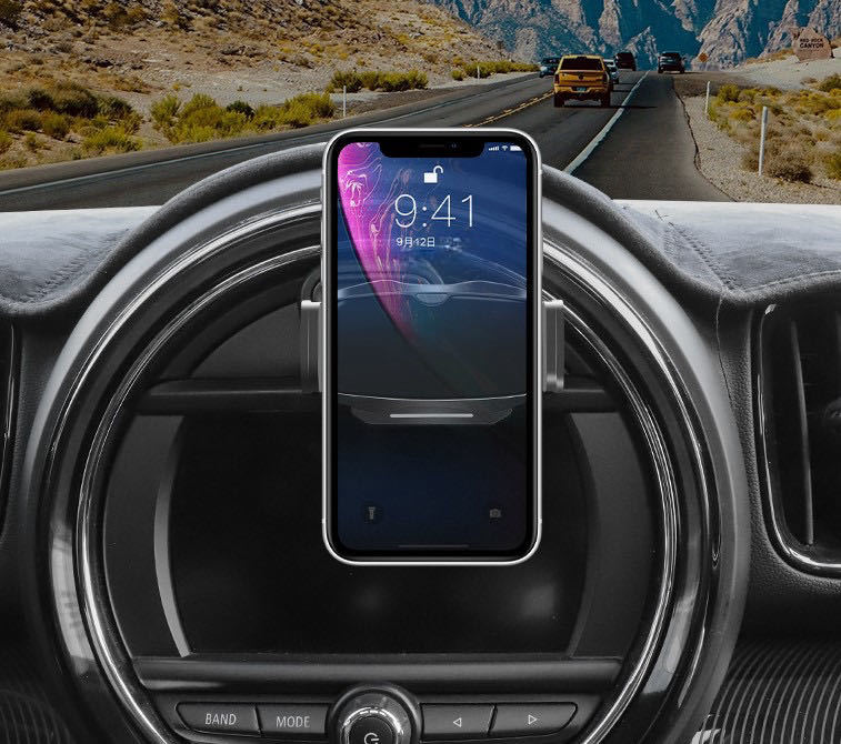 使い勝手良し♪ 自動開閉機能♪ BMW MINI ユニオンジャック スマホ ホルダー ミニ F60 クロスオーバー クーパーS クーパーSD オール4拍卖