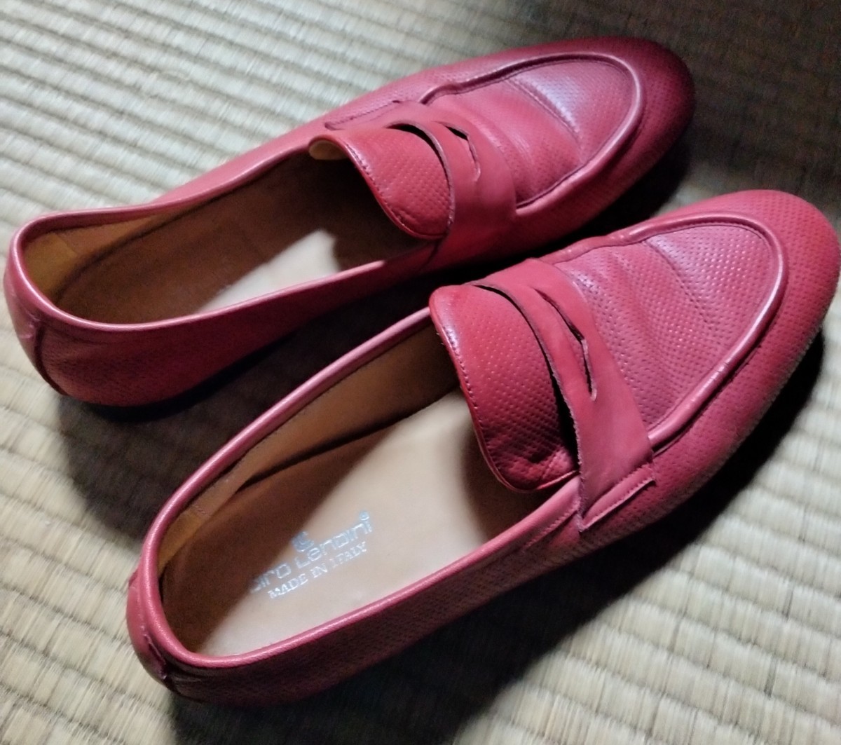 チロレンディーニ シューズ 本革 ローファー 靴 ciro lendini italy 26.5 イタリア製 スリッポン拍卖