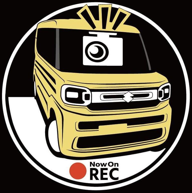 カラー変更可能 新型スペーシア mk94s ドライブレコーダー ステッカー ドラレコ カッティングステッカー拍卖