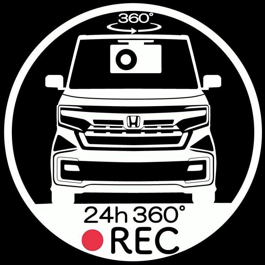 無料車種やカラーリングの変更承ります ホンダ nboxカスタム n-box ドライブレコーダー ドラレコ ステッカー拍卖