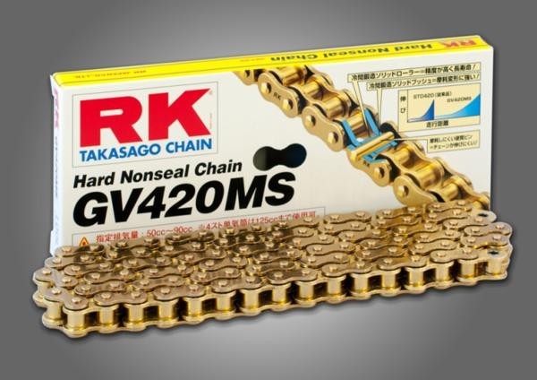 アールケー・ジャパン RKチェーン GV420MS-130 ゴールド拍卖