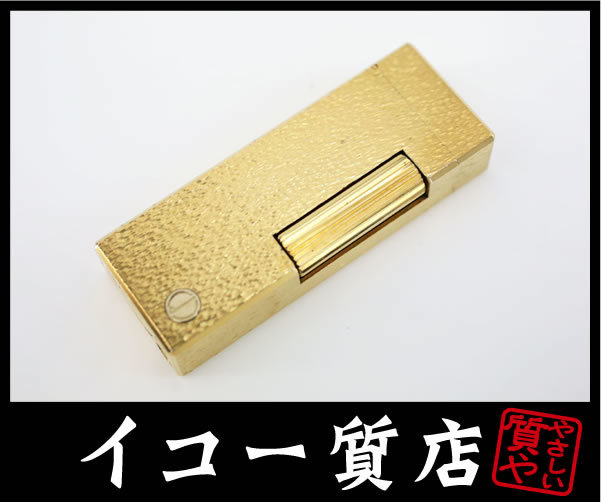 イコー質店 ダンヒル ★希少 着火良好 ローラガスライター モザイク柄 ゴールド 美品 RY6986拍卖