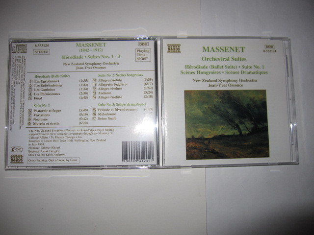 マスネ:エロディアード/組曲第1番-第7番(2枚組) ニュージーランド交響楽団,オッソンス NAXOS拍卖